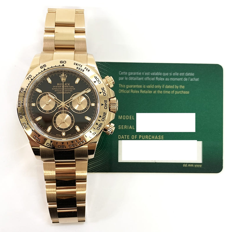 Rolex Cosmograph Daytona 116505 Black Dial