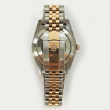 DATEJUST II 41MM CHOCOLATE DIAL DOMED BEZEL JUBILEE BRACELET STAINLESS STEEL AND ROSE GOLD
