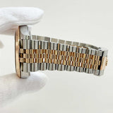 DATEJUST II 41MM CHOCOLATE DIAL DOMED BEZEL JUBILEE BRACELET STAINLESS STEEL AND ROSE GOLD