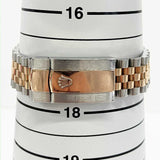 DATEJUST II 41MM CHOCOLATE DIAL DOMED BEZEL JUBILEE BRACELET STAINLESS STEEL AND ROSE GOLD