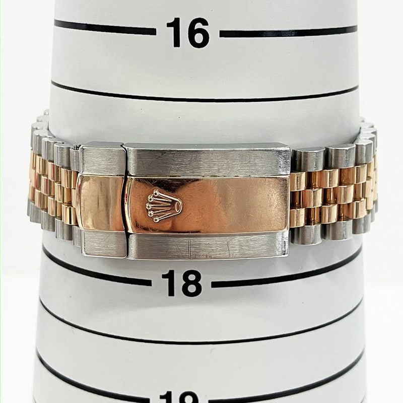 DATEJUST II 41MM CHOCOLATE DIAL DOMED BEZEL JUBILEE BRACELET STAINLESS STEEL AND ROSE GOLD