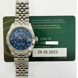 Rolex Datejust 278274 Blue Flower Diamond DIal