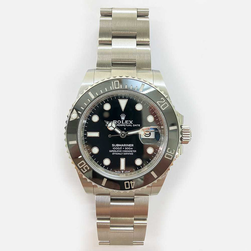 SUBMARINER DATE 41MM BLACK DIAL BLACK CERAMIC BEZEL STAINLESS STEEL