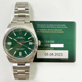Rolex Oyster Perpetual 124300 Green Dial