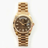 Rolex Day-Date 228235 Chocolate Diamond Dial