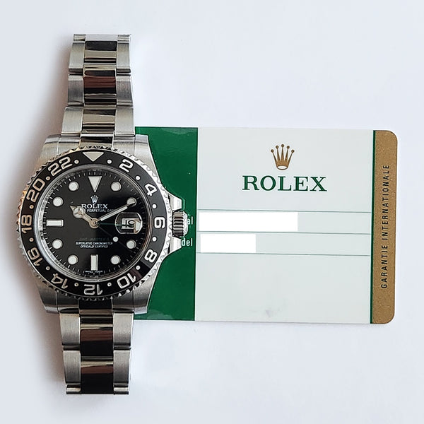 Rolex Gmt-Master 116710LN Black Dial