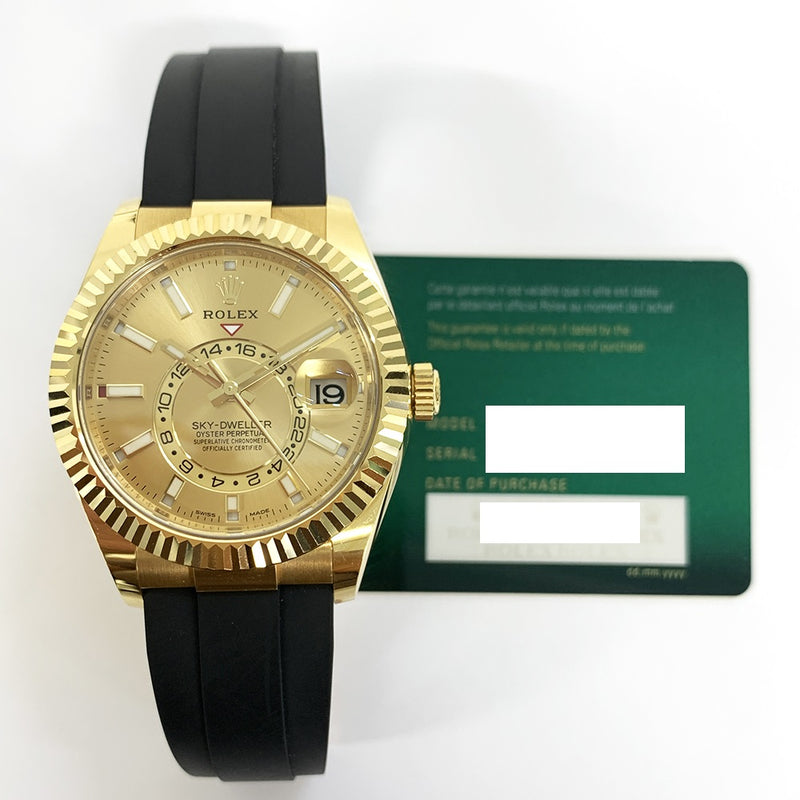 Rolex Sky-Dweller 326238 Champagne Dial