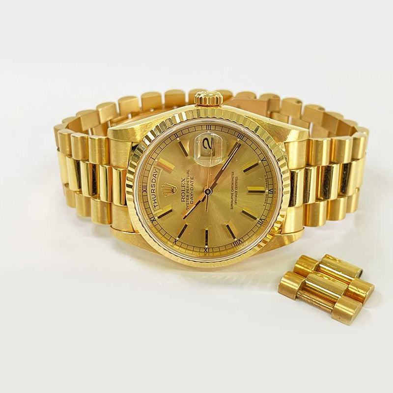 Rolex Day-Date 118238 Presidential Champagne Dial