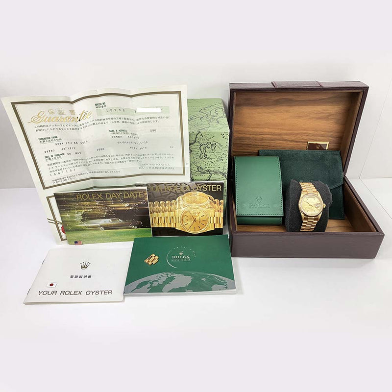 Rolex Day-Date 118238 Presidential Champagne Dial