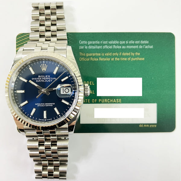 Rolex Datejust 126234 Blue Dial