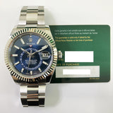 Rolex Sky-Dweller 326933 Blue Dial