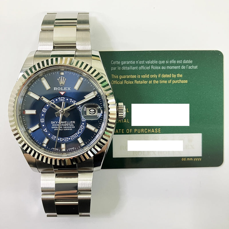 Rolex Sky-Dweller 326933 Blue Dial