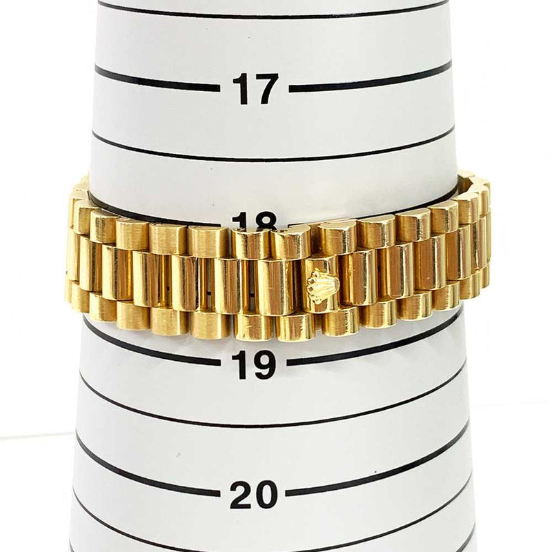 DAY-DATE 36MM CHAMPAGNE DIAL FLUTED BEZEL PRESIDENT BRACELET YELLOW GOLD