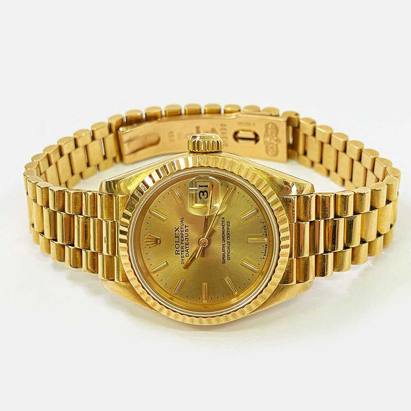 Rolex Datejust 69178 Champagne Diamond Dial