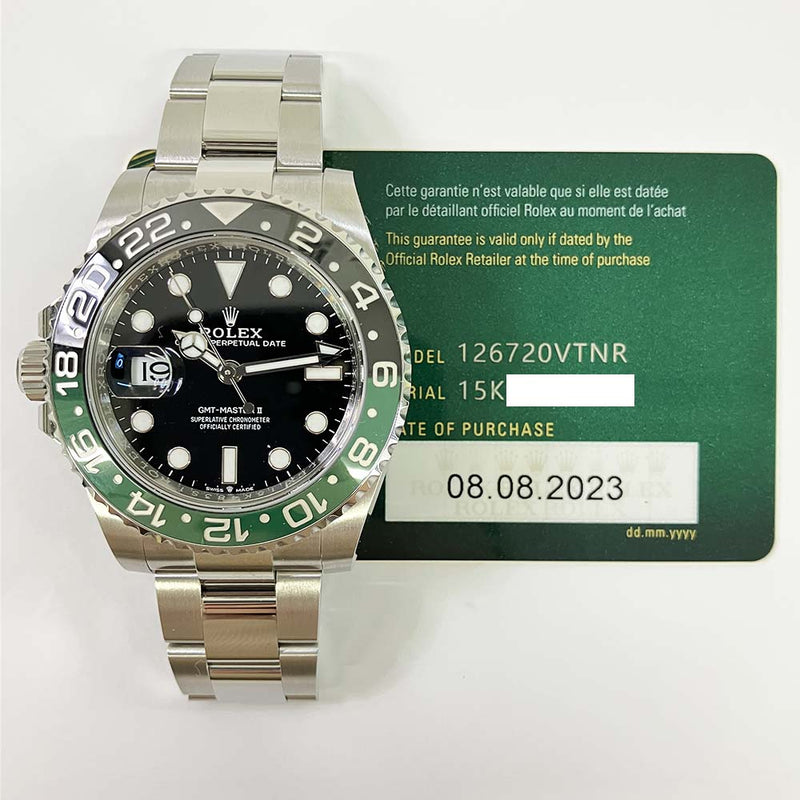 Rolex Gmt-Master 126720VTNR Sprite Dial