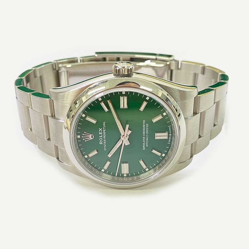 Rolex Oyster Perpetual 126000 Green Dial
