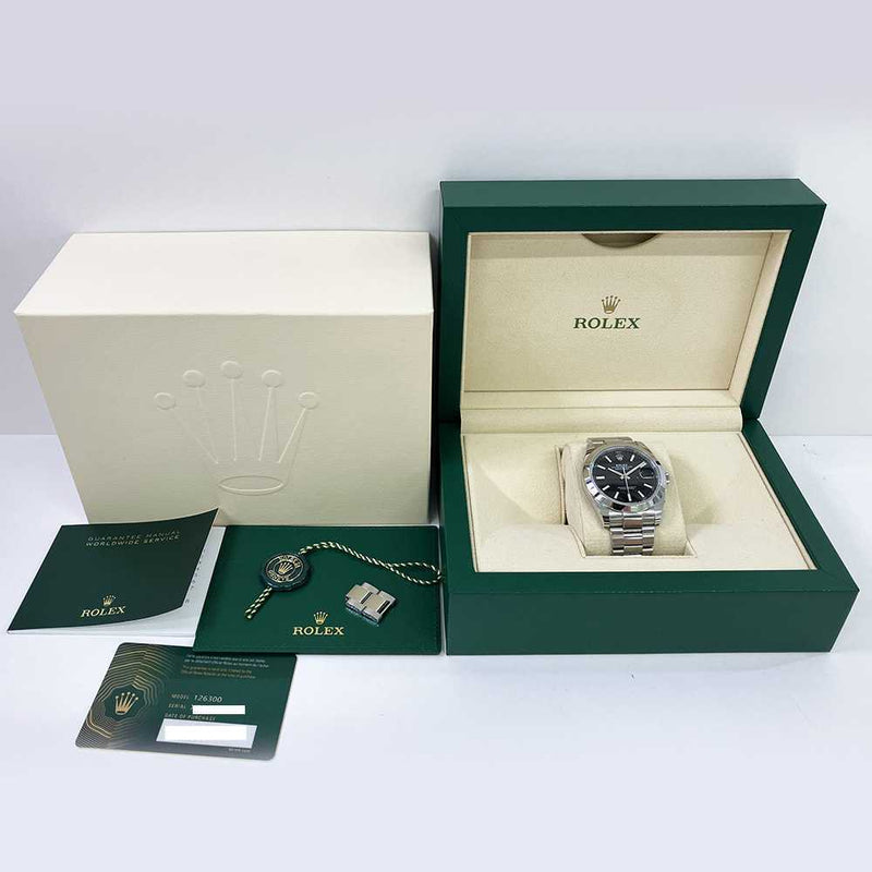 Rolex Datejust 126300 Black Dial BOX