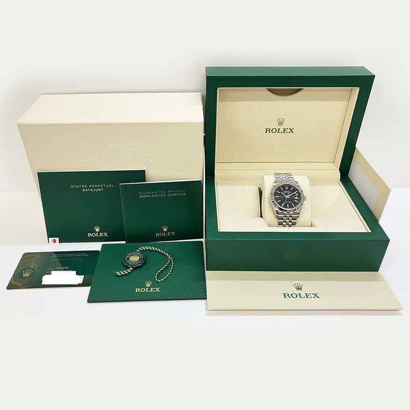 Rolex Datejust 126234 Black Fluted Dial
