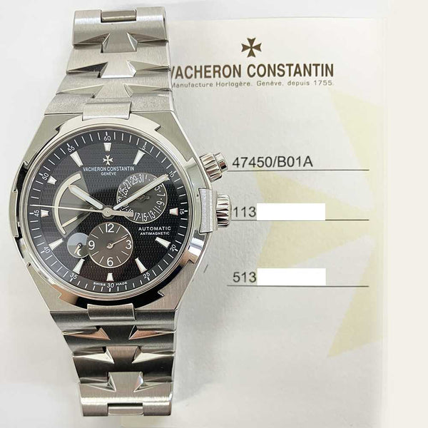 Vacheron Constantin Overseas Dual Time 47450/B01A-9227 Black Dial Sep 2008