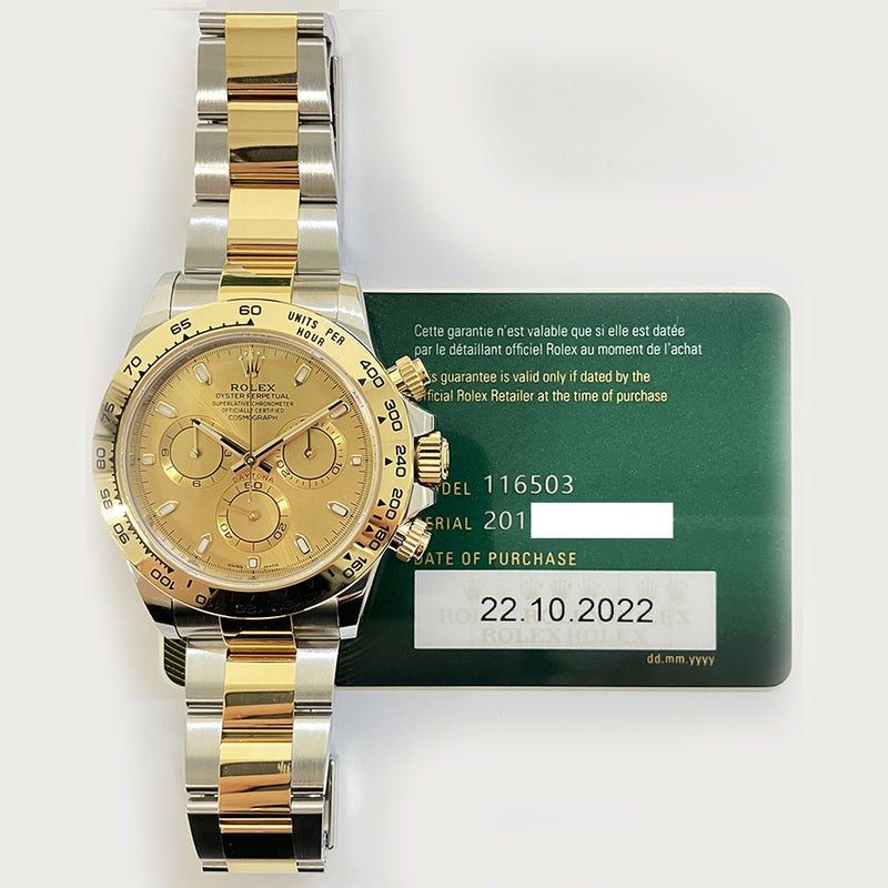 Cosmograph Daytona 116503 Champagne Dial