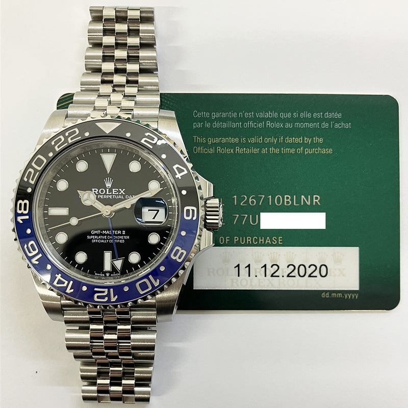 Rolex Gmt-Master 126710BLNR Batman Dial