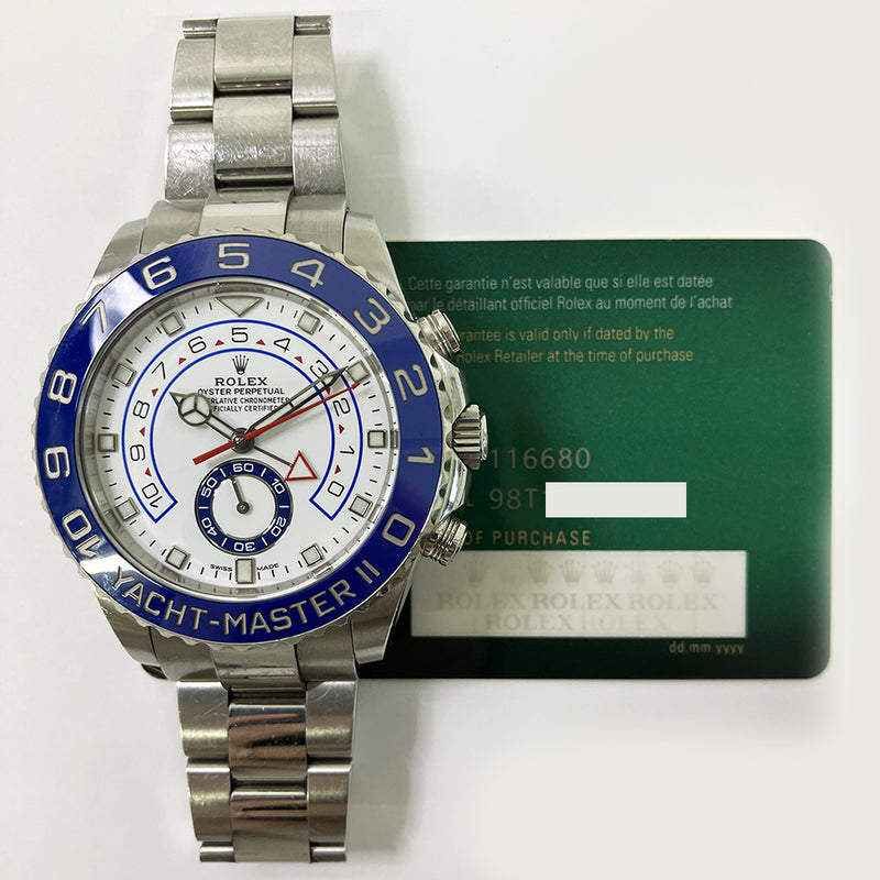 Rolex Yacht-Master 116680 White Dial