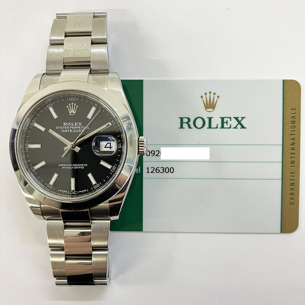 Rolex Datejust II 116300 Black Dial Jan 2019