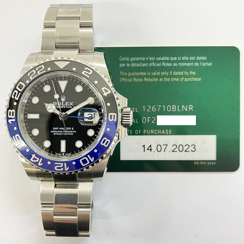 Rolex Gmt-Master 126710BLNR Batman Dial Jul 2023