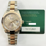 Rolex Datejust 126301 Sundust Dial Nov 2021