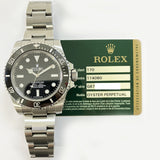 Rolex Submariner 114060 Black Dial