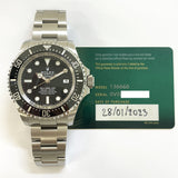 Rolex Deepsea 136660 Black Dial Jan 2023