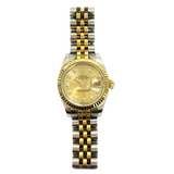 Rolex Datejust 179173 Champagne Diamond Dial