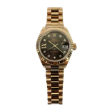 Rolex Datejust 279175 Chocolate Star Diamond Dial