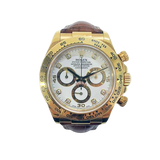 Rolex Cosmograph Daytona 116518 White Diamond Dial