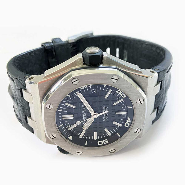 Audemars Piguet Royal Oak Offshore 15703ST Black Dial