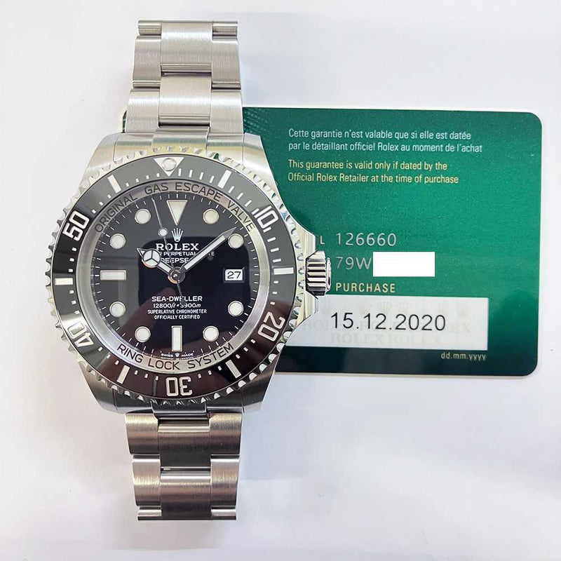 Rolex Sea Dweller Deepsea 126660 Black Dial