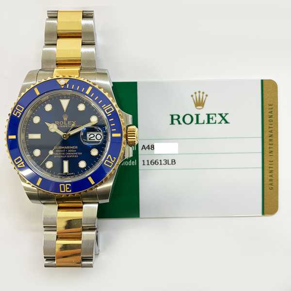 Rolex Submariner Date 116613LB Slate Dial Feb 2020
