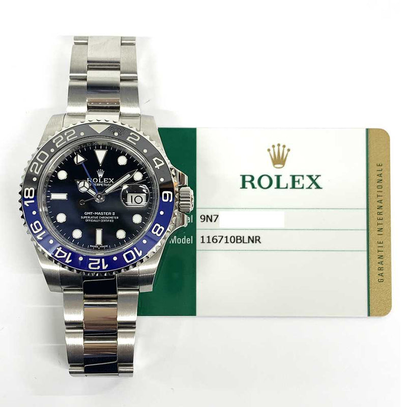Rolex GMT-Master II 116710BLNR ´Batman´ Black Dial Sep 2014