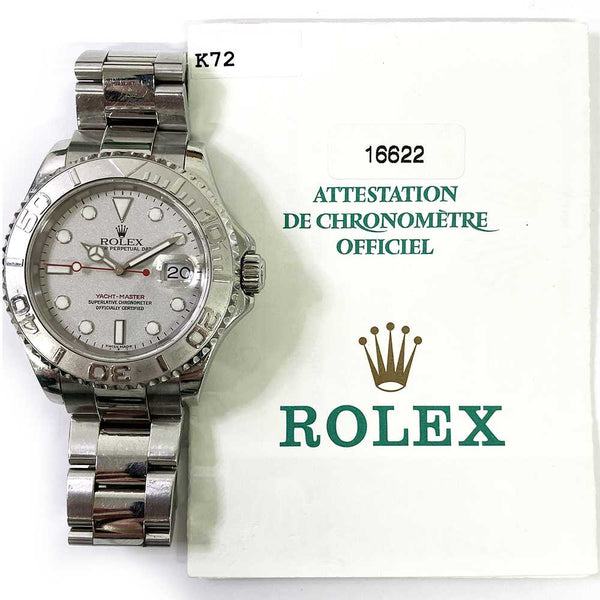 Rolex Yacht-Master 16622 Platinum Dial Jul 2002
