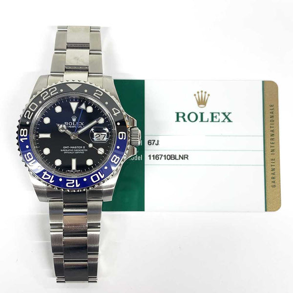 Rolex GMT-Master II 116710BLNR ´Batman´ Black Dial Mar 2015