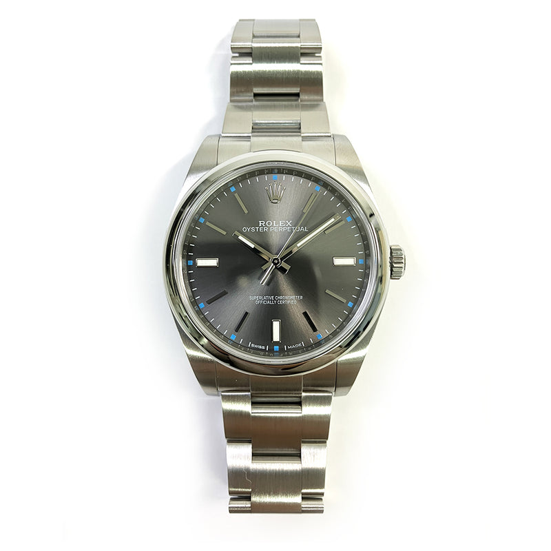 Rolex Oyster Perpetual 114300 Slate Dial Jan 2017