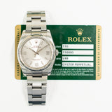 2 Rolex Oyster perpetual 116000 Silver Dial Feb