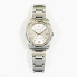 Rolex Oyster perpetual 116000 Silver Dial Feb 2010