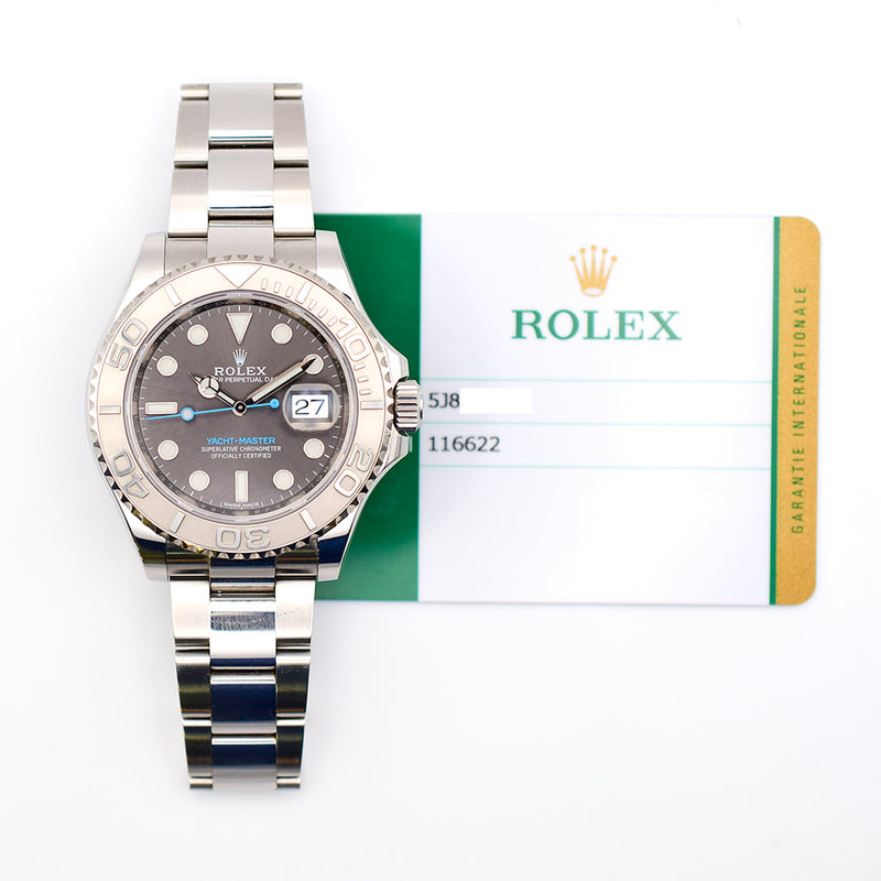 2 Rolex Yacht Master 116622 Slate Dial Sep 2018