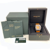 Audemars Piguet Royal Oak 15710ST.OO.A070CA.01 Orange Dial Dec 2017