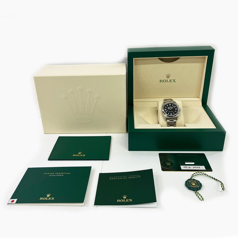Rolex Explorer 124270 Black Dial Dec 2023 – CHRONONATION Rolex Explorer 124270 Black Dial Dec 2023 – CHRONONATION