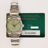 Rolex Datejust 36mm 126000 Pistachio Dial Feb 2026 - View 2