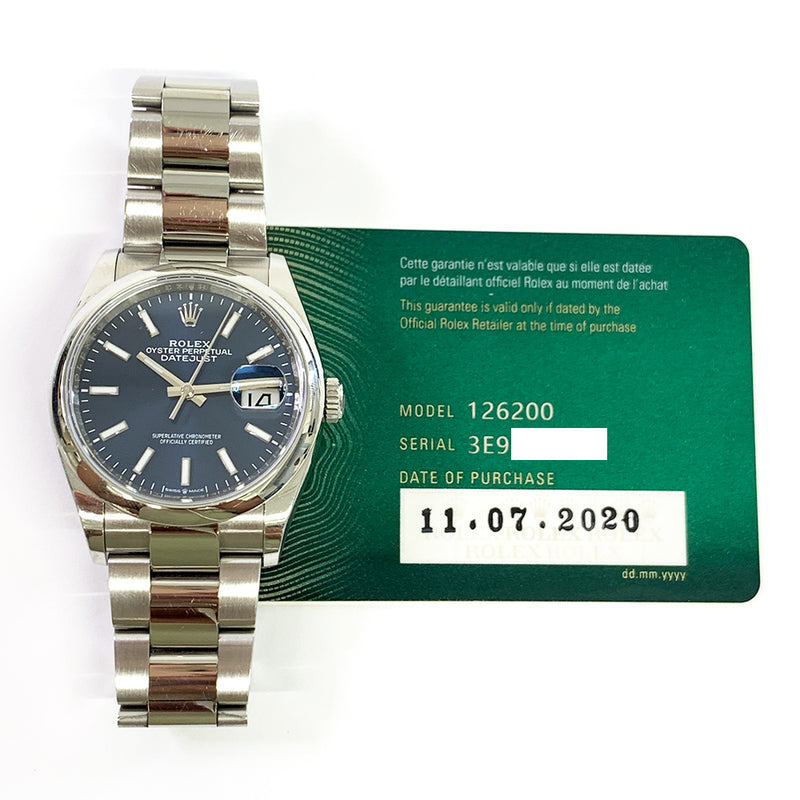 Rolex model 126200 best sale