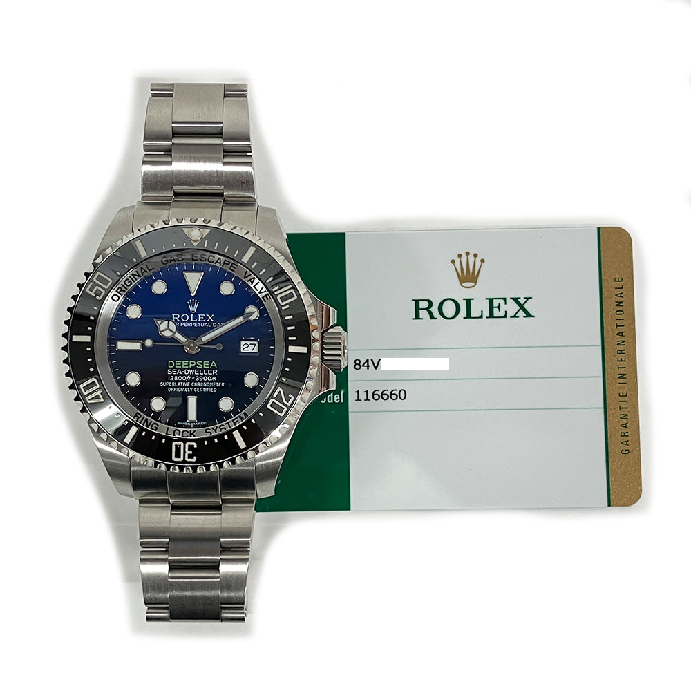Rolex Sea Dweller Deepsea 116660 D Blue Dial Jan 2018 CHRONONATION