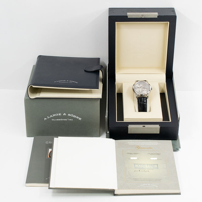 A. Lange & Söhne Grand Lange 1 115.026 Silver Dial Oct 2011
